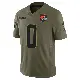 ＃0 Men's Damarri Mathis Olive Limited Cleveland Browns 2025 Salute to Service Jersey