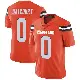 ＃0 Men's Darrian Dalcourt Orange Limited Cleveland Browns Alternate Vapor Untouchable Jersey