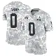 ＃0 Men's Eric Gray Arctic Camo Limited Cleveland Browns 2024 Salute to Service Jersey