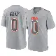 ＃0 Men's Eric Gray Gray Game Cleveland Browns Atmosphere Fashion Jersey