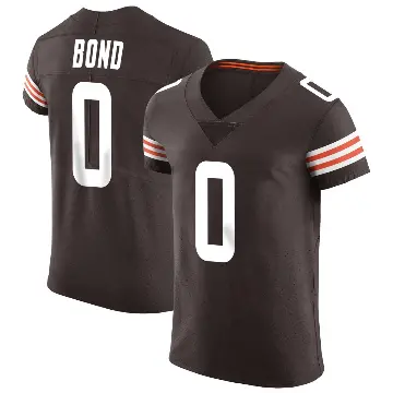 ＃0 Men's Isaiah Bond Brown Elite Cleveland Browns Vapor Jersey
