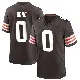 ＃0 Men's Isaiah Bond Brown Game Cleveland Browns Team Color Jersey