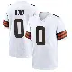 ＃0 Men's Isaiah Bond White Game Cleveland Browns Jersey