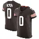 ＃0 Men's Jared Verse Brown Elite Cleveland Browns Vapor Jersey