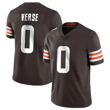 ＃0 Men's Jared Verse Brown Limited Cleveland Browns Team Color Vapor Untouchable Jersey