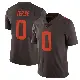 ＃0 Men's Jared Verse Brown Limited Cleveland Browns Vapor Alternate Jersey