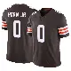 ＃0 Men's Jimmy Horn Jr. Brown Limited Cleveland Browns Vapor F.U.S.E. Jersey