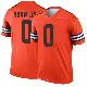 ＃0 Men's Jimmy Horn Jr. Orange Legend Cleveland Browns Inverted Jersey
