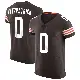 ＃0 Men's John FitzPatrick Brown Elite Cleveland Browns Vapor Jersey