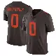 ＃0 Men's John FitzPatrick Brown Limited Cleveland Browns Vapor Alternate Jersey