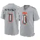 ＃0 Men's John FitzPatrick Gray Game Cleveland Browns Atmosphere Fashion Jersey