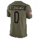 ＃0 Men's John FitzPatrick Olive Limited Cleveland Browns 2025 Salute to Service Jersey