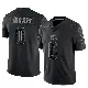 ＃0 Men's Krys Barnes Black Limited Cleveland Browns Reflective Jersey