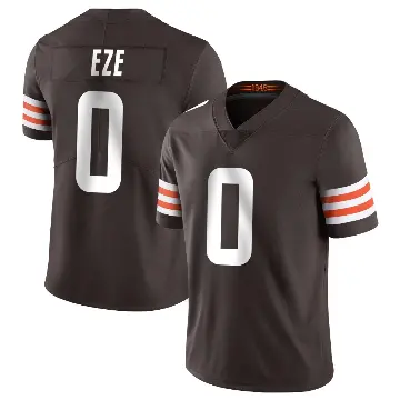 ＃0 Men's Obinna Eze Brown Limited Cleveland Browns Team Color Vapor Untouchable Jersey