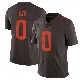 ＃0 Men's Obinna Eze Brown Limited Cleveland Browns Vapor Alternate Jersey
