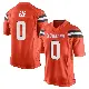 ＃0 Men's Obinna Eze Orange Game Cleveland Browns Alternate Jersey