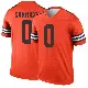 ＃0 Men's Reid Carrico Orange Legend Cleveland Browns Inverted Jersey