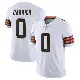 ＃0 Men's Reid Carrico White Limited Cleveland Browns Vapor Untouchable Jersey