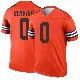＃0 Men's Tyron Herring Orange Legend Cleveland Browns Inverted Jersey
