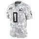 ＃0 Men's Wesley French Arctic Camo Limited Cleveland Browns 2024 Salute to Service Jersey