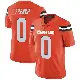 ＃0 Men's Wesley French Orange Limited Cleveland Browns Alternate Vapor Untouchable Jersey