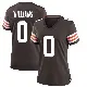 ＃0 Women's Bucky Williams Brown Game Cleveland Browns Team Color Jersey