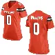 ＃0 Women's Bucky Williams Orange Game Cleveland Browns Alternate Jersey