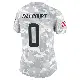 ＃0 Women's Darrian Dalcourt Arctic Camo Limited Cleveland Browns 2024 Salute to Service Jersey