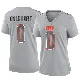 ＃0 Women's Darrian Dalcourt Gray Game Cleveland Browns Atmosphere Fashion Jersey