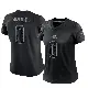 ＃0 Women's Eric Gray Black Limited Cleveland Browns Reflective Jersey