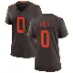 ＃0 Women's Eric Gray Brown Game Cleveland Browns Alternate Jersey