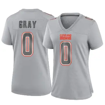 ＃0 Women's Eric Gray Gray Game Cleveland Browns Atmosphere Fashion Jersey