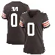 ＃0 Women's Isaiah Bond Brown Game Cleveland Browns Team Color Jersey