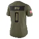 ＃0 Women's Isaiah Bond Olive Limited Cleveland Browns 2025 Salute to Service Jersey