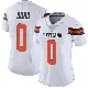 ＃0 Women's Isaiah Bond White Limited Cleveland Browns Vapor Untouchable Jersey