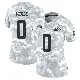 ＃0 Women's Jared Verse Arctic Camo Limited Cleveland Browns 2024 Salute to Service Jersey