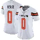 ＃0 Women's Jared Verse White Limited Cleveland Browns Vapor Untouchable Jersey