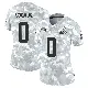 ＃0 Women's Jimmy Horn Jr. Arctic Camo Limited Cleveland Browns 2024 Salute to Service Jersey
