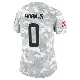 ＃0 Women's Jimmy Horn Jr. Arctic Camo Limited Cleveland Browns 2024 Salute to Service Jersey