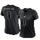 ＃0 Women's Jimmy Horn Jr. Black Limited Cleveland Browns Reflective Jersey