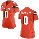 ＃0 Women's John FitzPatrick Orange Game Cleveland Browns Alternate Jersey