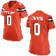 ＃0 Women's Reid Carrico Orange Game Cleveland Browns Alternate Jersey