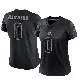 ＃0 Women's Tyron Herring Black Limited Cleveland Browns Reflective Jersey