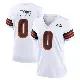 ＃0 Women's Tyron Herring White Game Cleveland Browns 1946 Collection Alternate Jersey