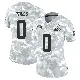 ＃0 Women's Xavier Truss Arctic Camo Limited Cleveland Browns 2024 Salute to Service Jersey