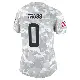 ＃0 Women's Xavier Truss Arctic Camo Limited Cleveland Browns 2024 Salute to Service Jersey