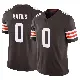 ＃0 Youth Damarri Mathis Brown Limited Cleveland Browns Vapor F.U.S.E. Jersey