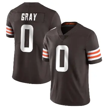 ＃0 Youth Eric Gray Brown Limited Cleveland Browns Team Color Vapor Untouchable Jersey