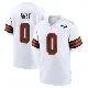 ＃0 Youth Eric Gray White Game Cleveland Browns 1946 Collection Alternate Jersey