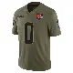 ＃0 Youth Greg Newsome II Olive Limited Cleveland Browns 2025 Salute to Service Jersey